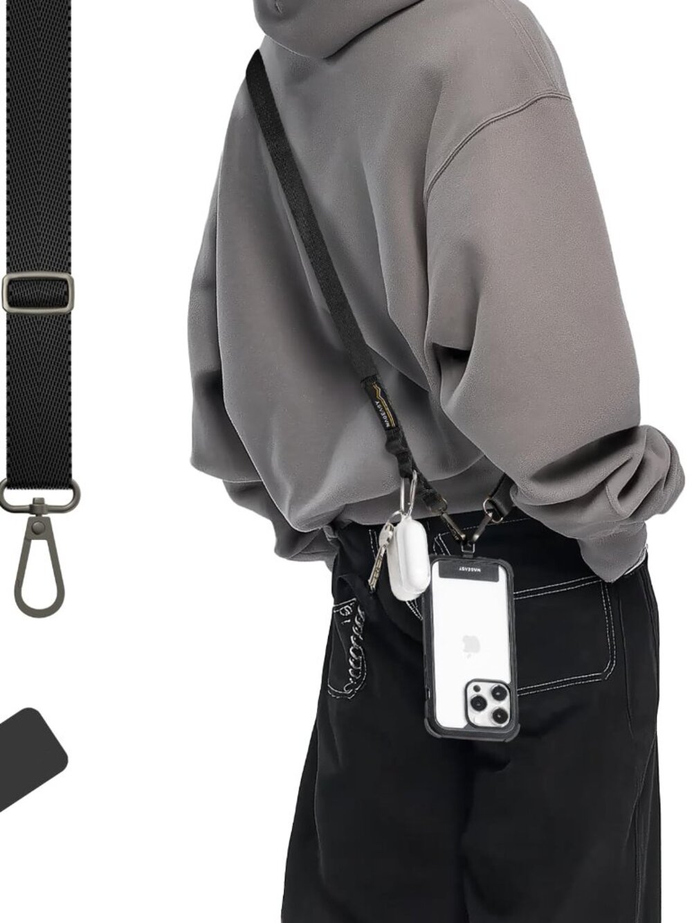 Universal Cell Phone Lanyard Crossbody - Anti-Theft  Phone Strap for iphone16